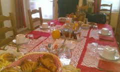 La table du petit déjeuner