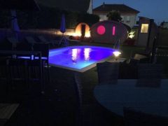 La piscine en mode nuit